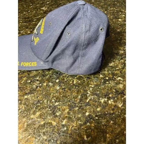 Rapid Dominance Special Forces Men's Blue Cap Adjustable Embroidered Hat - Picture 5 of 8